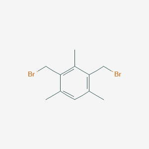 molecular formula C11H14Br2 B8789428 2,4-Bis(bromomethyl)-1,3,5-trimethylbenzene CAS No. 55231-61-3