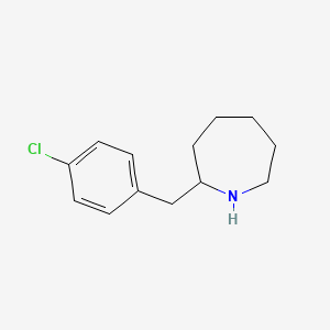 2-[(4-Chlorophenyl)methyl]azepane