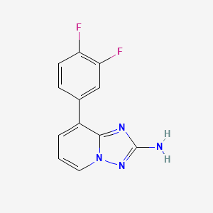 8-(3,4-Difluorophenyl)-[1,2,4]triazolo[1,5-A]pyridin-2-amine