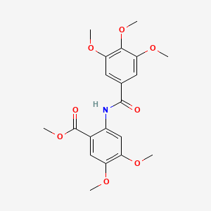 Methyl 4,5-dimethoxy-2-[(3,4,5-trimethoxybenzoyl)amino]benzoate