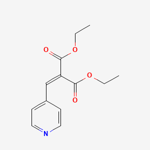 molecular formula C13H15NO4 B8789465 diethyl 2-(pyridin-4-ylmethylene)malonate 