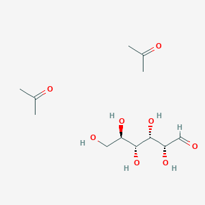 (2R,3S,4R,5R)-2,3,4,5,6-pentahydroxyhexanal;propan-2-one