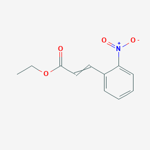 molecular formula C11H11NO4 B8789488 Ethyl 3-(2-nitrophenyl)acrylate 