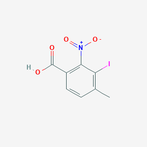molecular formula C8H6INO4 B8789491 3-Iodo-4-methyl-2-nitrobenzoic acid 