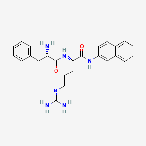 N2-(L-Phenylalanyl)-N1-(naphthalenyl)-L-arigninamide