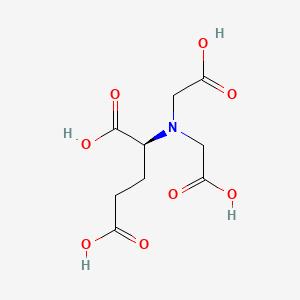 molecular formula C9H13NO8 B8789506 N,N-Bis(carboxymethyl)-L-glutamic acid 