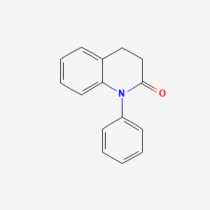 molecular formula C15H13NO B8789575 1-Phenyl-3,4-dihydroquinolin-2(1H)-one 