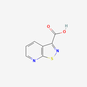 molecular formula C7H4N2O2S B8789587 Isothiazolo[5,4-b]pyridine-3-carboxylic acid CAS No. 932702-24-4