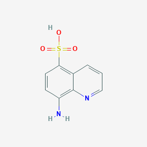 molecular formula C9H8N2O3S B8789706 8-Aminoquinoline-5-sulfonic acid CAS No. 41606-26-2