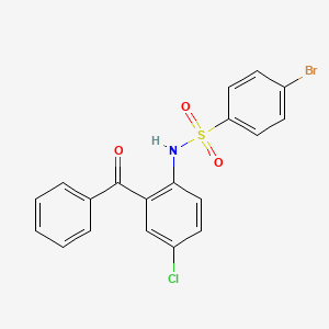 N-(2-benzoyl-4-chloro-phenyl)-4-bromo-benzenesulfonamide