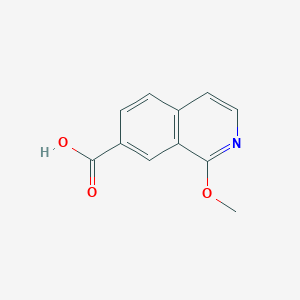 molecular formula C11H9NO3 B8790008 1-Methoxyisoquinoline-7-carboxylic acid 