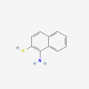 molecular formula C10H9NS B8790053 1-Amino-2-naphthalenethiol CAS No. 63512-54-9