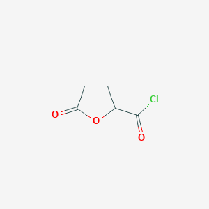 molecular formula C5H5ClO3 B8790164 5-OXOOXOLANE-2-CARBONYL CHLORIDE CAS No. 82977-45-5