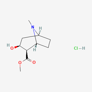 molecular formula C10H18ClNO3 B8790177 Ecgonine methyl ester hydrochloride CAS No. 38969-40-3
