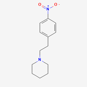 molecular formula C13H18N2O2 B8790181 1-[2-(4-Nitrophenyl)ethyl]piperidine CAS No. 5339-15-1