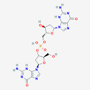 molecular formula C20H25N10O10P B087902 Deoxyguanylyl-(3'-5')-guanosine CAS No. 15180-30-0
