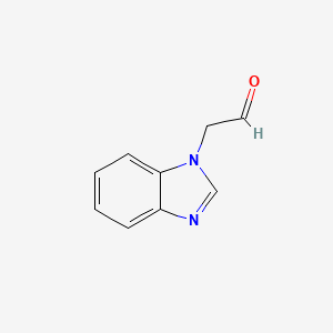 molecular formula C9H8N2O B8790201 1h-Benzimidazole-1-acetaldehyde CAS No. 405174-42-7