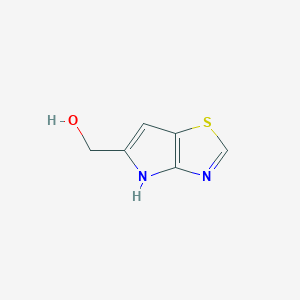 molecular formula C6H6N2OS B8790208 (4H-pyrrolo[2,3-d]thiazol-5-yl)methanol CAS No. 1327366-68-6