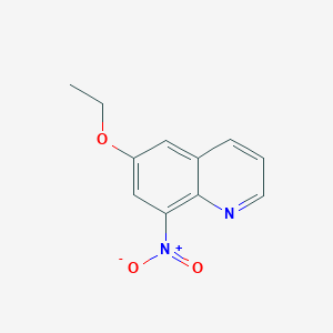 molecular formula C11H10N2O3 B8790212 6-Ethoxy-8-nitroquinoline 