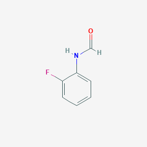 molecular formula C7H6FNO B8790383 N-(2-fluorophenyl)formamide CAS No. 824-48-6