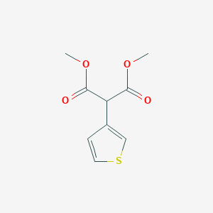 molecular formula C9H10O4S B8790456 Dimethyl 3-thienylmalonate CAS No. 70158-52-0