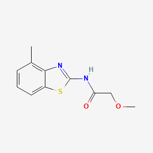 2-methoxy-N-(4-methyl-1,3-benzothiazol-2-yl)acetamide