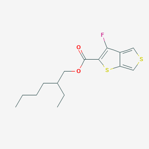 molecular formula C15H19FO2S2 B8790716 Thieno[3,4-b]thiophene-2-carboxylic acid, 3-fluoro, 2-ethylhexyl ester 