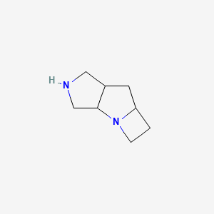 molecular formula C8H14N2 B8790805 octahydro-1H-azeto[1,2-a]pyrrolo[3,4-d]pyrrole 