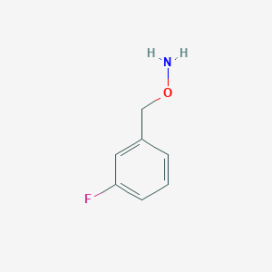 molecular formula C7H8FNO B8790919 o-(3-fluorobenzyl)hydroxylamine 