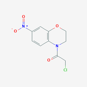 2-Chloro-1-(7-nitro-2H-benzo[b][1,4]oxazin-4(3H)-yl)ethanone