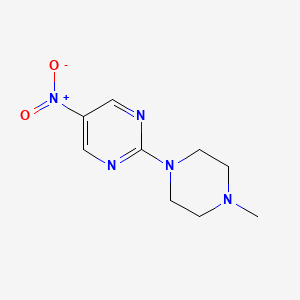 molecular formula C9H13N5O2 B8790966 2-(4-Methylpiperazin-1-yl)-5-nitropyrimidine 