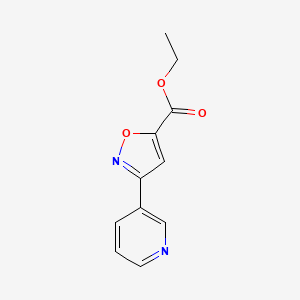 Ethyl 3-(pyridin-3-yl)-1,2-oxazole-5-carboxylate