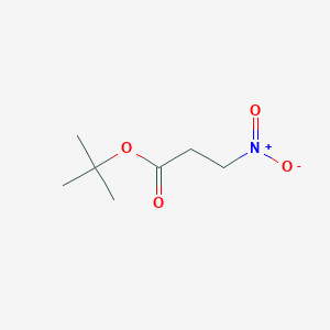 molecular formula C7H13NO4 B8791037 Tert-butyl 3-nitropropanoate 