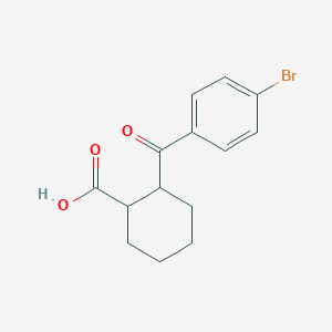 2-(4-Bromo-benzoyl)-cyclohexanecarboxylic acid