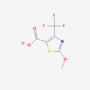 molecular formula C6H4F3NO3S B087911 2-Methoxy-4-(trifluoromethyl)thiazole-5-carboxylic acid CAS No. 1226776-93-7