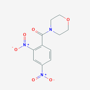 molecular formula C11H11N3O6 B8791109 4-(2,4-Dinitrobenzoyl)morpholine 