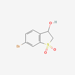 6-Bromo-3-hydroxy-2,3-dihydrobenzo[b]thiophene 1,1-dioxide