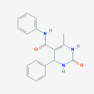 6-methyl-2-oxo-N,4-diphenyl-1,2,3,4-tetrahydropyrimidine-5-carboxamide
