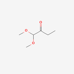 molecular formula C6H12O3 B8791304 1,1-Dimethoxybutan-2-one CAS No. 6342-57-0