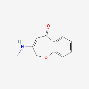 3-(Methylamino)-1-benzoxepin-5(2H)-one