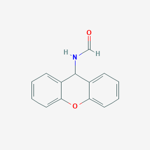 molecular formula C14H11NO2 B8791340 N-(9H-xanthen-9-yl)formamide CAS No. 24720-70-5