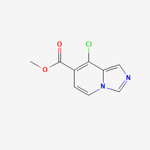 molecular formula C9H7ClN2O2 B8791370 Methyl 8-chloroimidazo[1,5-a]pyridine-7-carboxylate 