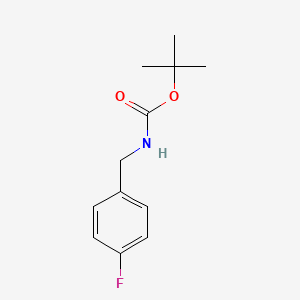 molecular formula C12H16FNO2 B8791395 tert-Butyl (4-fluorobenzyl)carbamate 