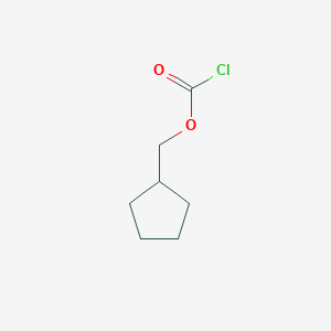 molecular formula C7H11ClO2 B8791432 Cyclopentylmethyl chloroformate CAS No. 38240-04-9