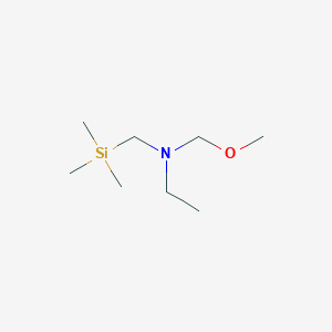 N-(Methoxymethyl)-N-[(trimethylsilyl)methyl]ethanamine