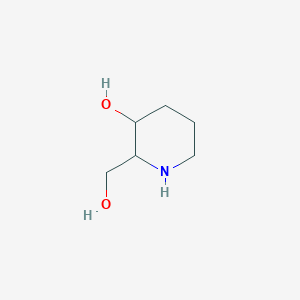 molecular formula C6H13NO2 B8791473 2-(Hydroxymethyl)piperidin-3-ol CAS No. 27230-48-4
