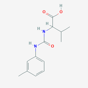 N-[(3-methylphenyl)carbamoyl]valine