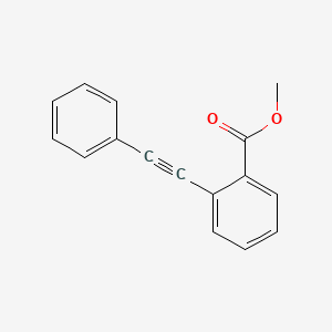 molecular formula C16H12O2 B8791528 Methyl 2-(phenylethynyl)benzoate CAS No. 33578-05-1