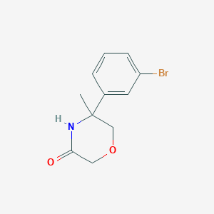 5-(3-Bromophenyl)-5-methylmorpholin-3-one