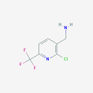 (2-Chloro-6-(trifluoromethyl)pyridin-3-YL)methanamine